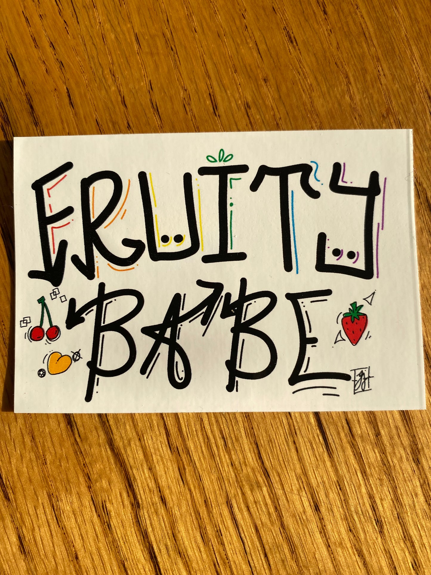 Fruity Babe Sticker