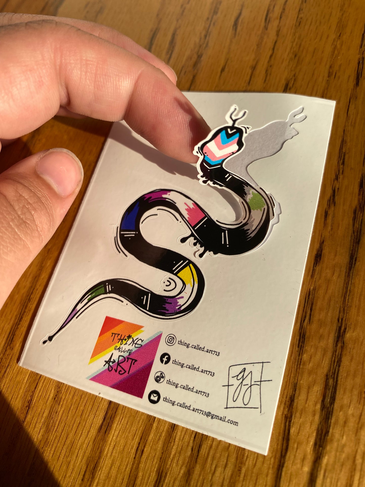 Gender Snake Sticker