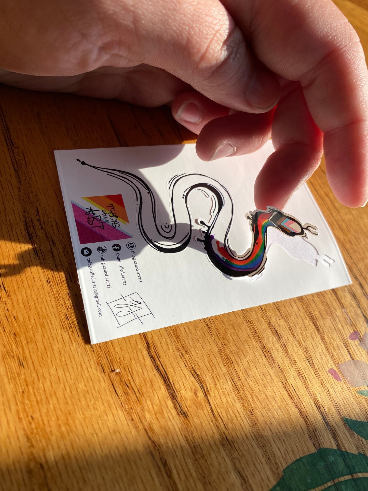 Progressive Snake Sticker